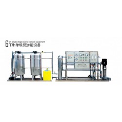 供應2T/h雙級反滲透主機