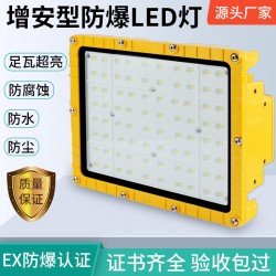 LED防爆燈50W防腐泛光燈加油站車間化工廠倉(cāng)庫(kù)照明投光射